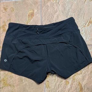 lululemon athletica Women's Classic Black Athletic Shorts